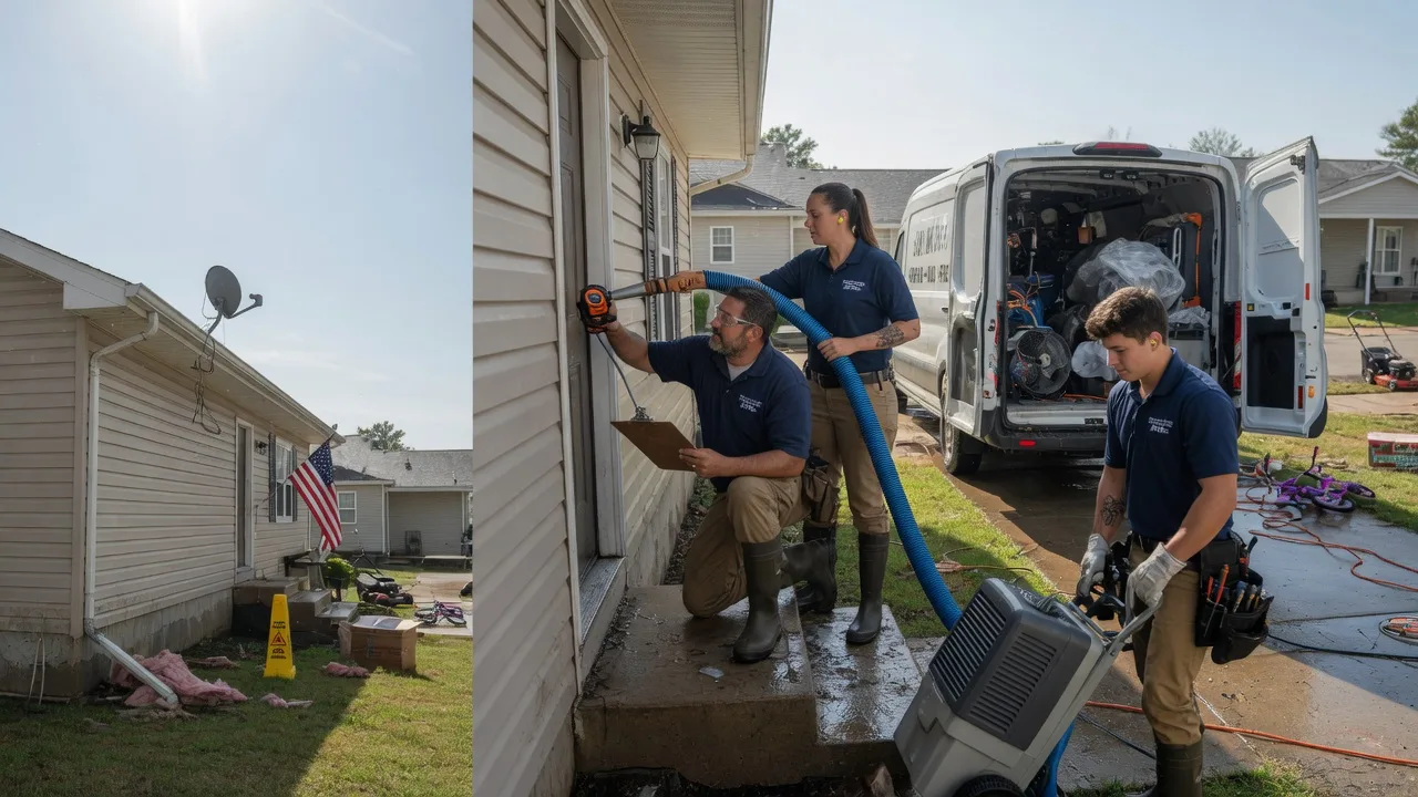 Ceiling Water Damage Restoration in Vancleve, KY near me